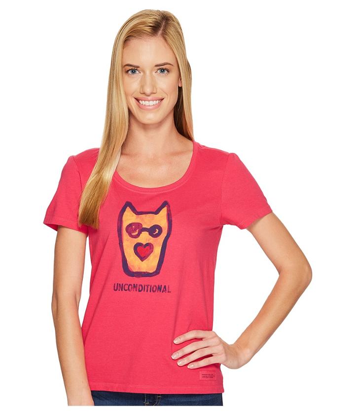 Life Is Good - Rocket Crusher Scoop Neck Tee