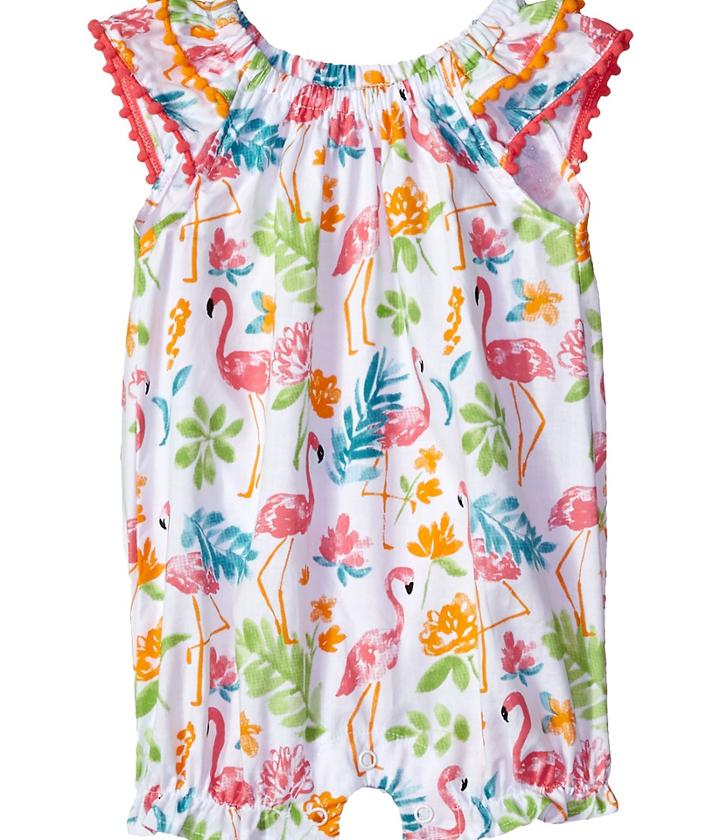 Mud Pie - Flamingo Floral Bubble