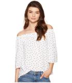 Kensie - Mini Dots Off The Shoulder Top Ks5k4601