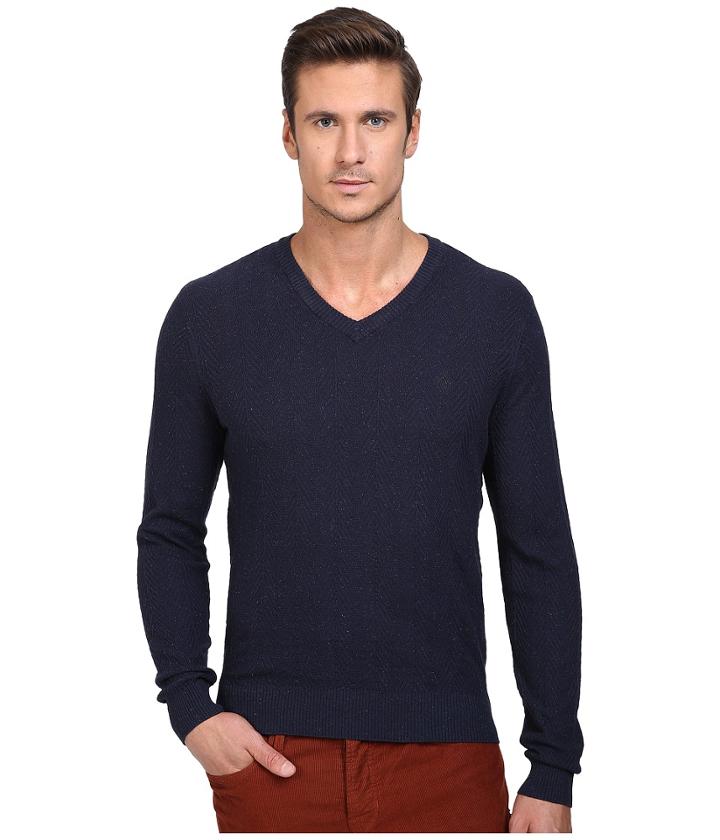 Original Penguin - Donegal Herringbone V-neck