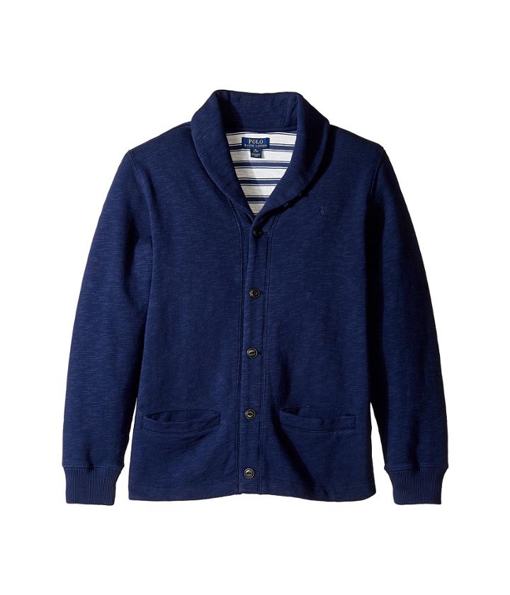 Polo Ralph Lauren Kids - Slub Fleece Shawl Collar Top