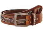 M&amp;f Western Mossy Oak Camo Double Stitch Belt