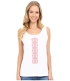 Lilla P - Embroidered Slub High-low Tank Top