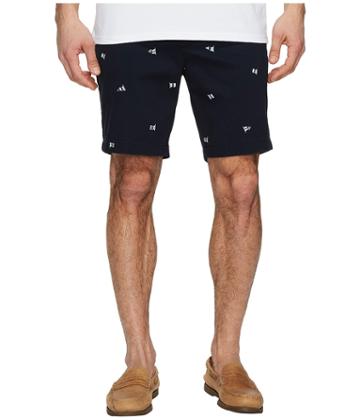 Nautica - Flag Print Critter Deck Shorts