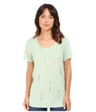 Culture Phit - Laurence Laser Cut Short Sleeve Top