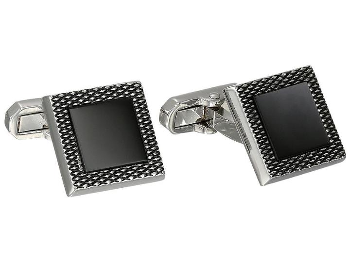 Trafalgar Genuine Onyx Cufflinks