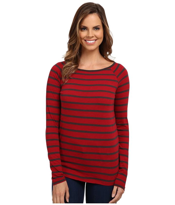 Jag Jeans - Brier Stripe Tee Classic Fit Shirt Striped Jersey