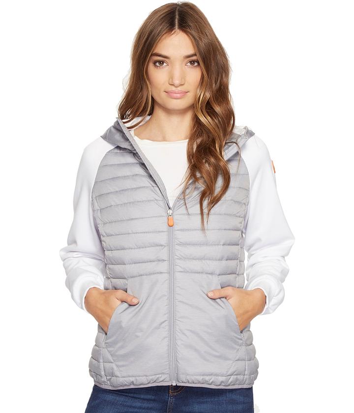 Save The Duck - Hooded Knit/nylon Casual Jacket