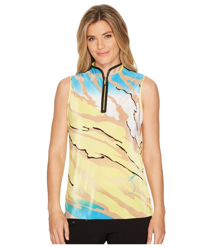 Jamie Sadock - Le Tigre Crunchy Textured Sleeveless Top