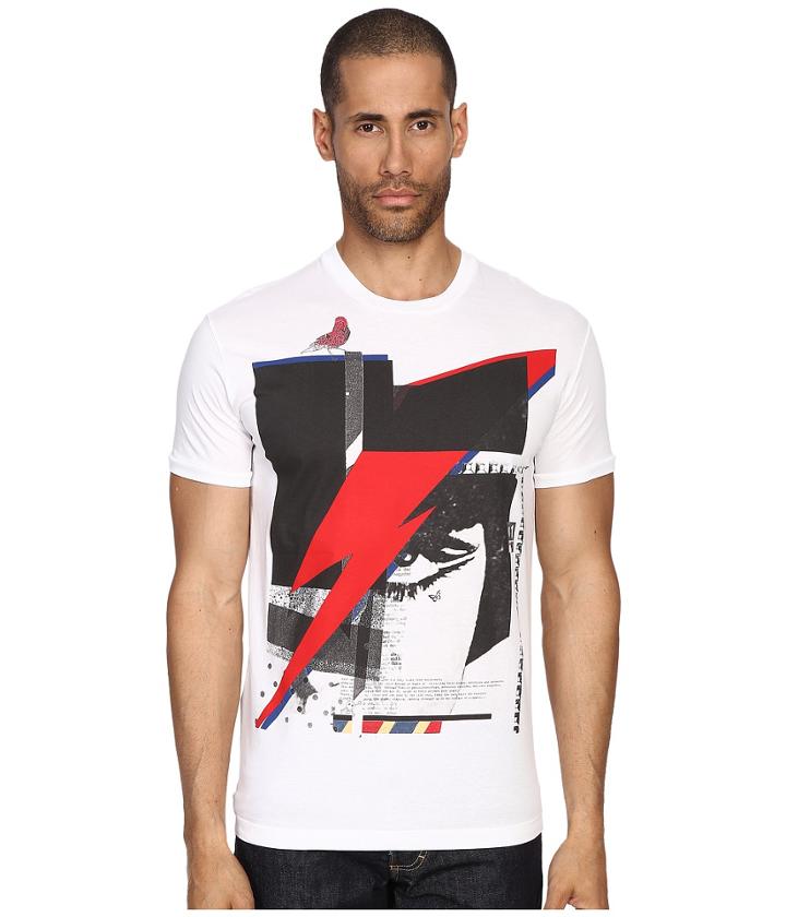 Dsquared2 - Chic Dan Fit Soft Print Lightening T-shirt