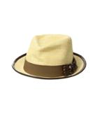 Carlos By Carlos Santana - Matte Toyo Fedora With Feather Bow