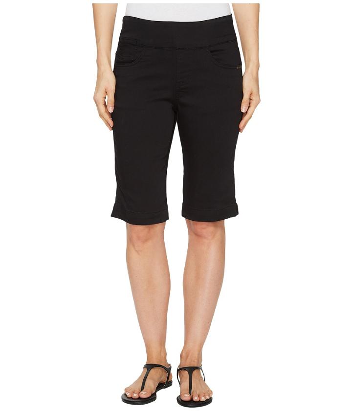 Fdj French Dressing Jeans - D-lux Denim Pull-on Bermuda In Ebony