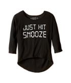 The Original Retro Brand Kids - Just Hit Snooze 3/4 Dolman