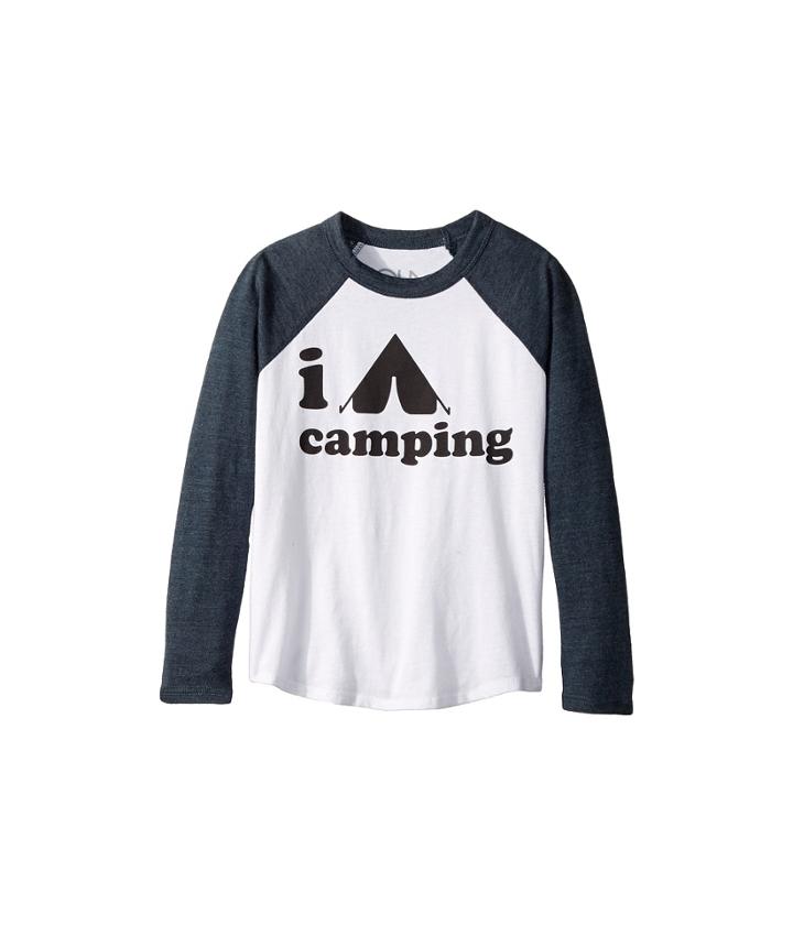 Chaser Kids - Long Sleeve Extra Soft I Love Camping Raglan Tee