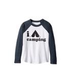 Chaser Kids - Long Sleeve Extra Soft I Love Camping Raglan Tee