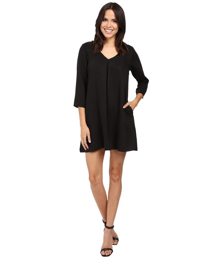 Michael Stars - Tencel Vee Neck Swing Dress