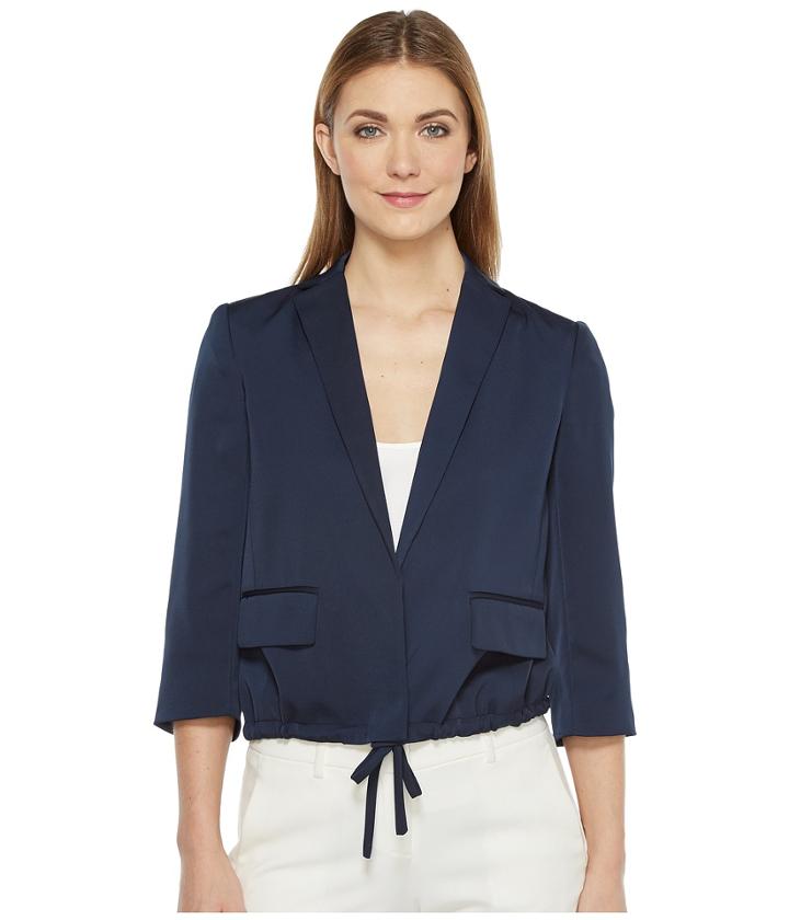Ellen Tracy - Drawstring Jacket