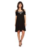 Karen Kane - Cold Shoulder Embroidered Maggie Dress