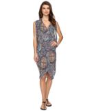 Red Carter - Tribal Daze Open Shoulder Poncho Cover-up