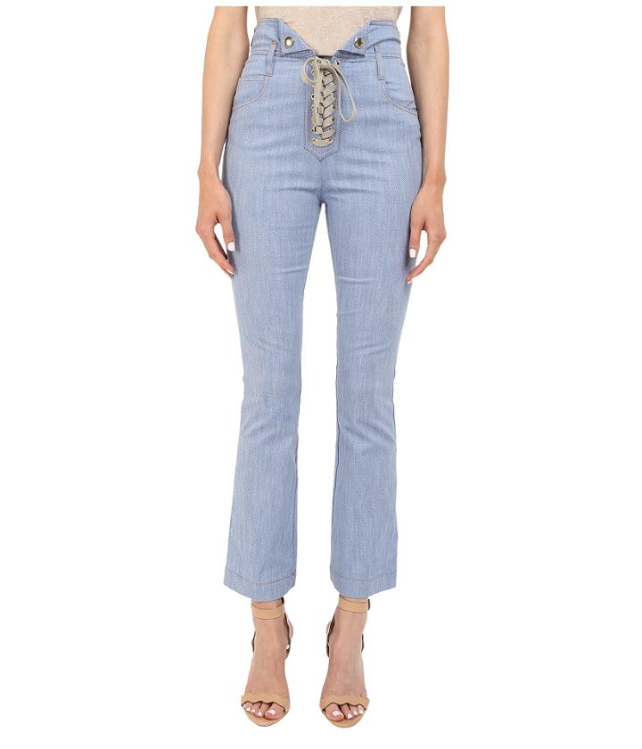 Just Cavalli - Tie Front Five-pocket Pants