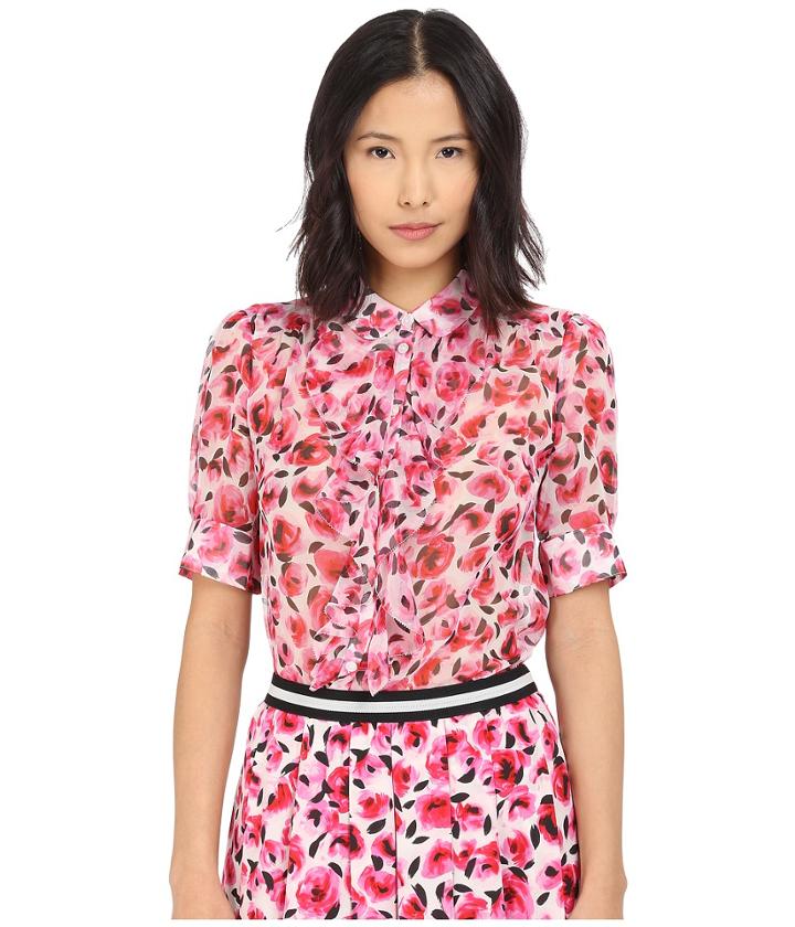 Kate Spade New York - Mini Rose Ruffle Shirt