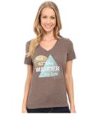 Life Is Good - Not All Who Wander Are Lost Shapes Cool Tee