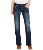 Rock And Roll Cowgirl - Low Rise Bootcut In Dark Vintage W0-5071