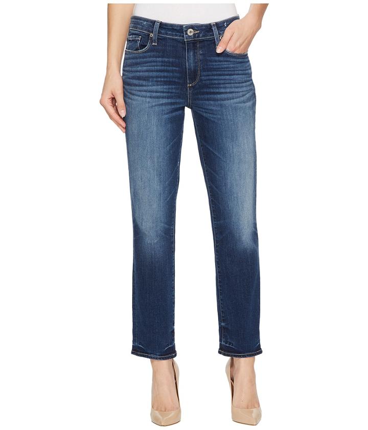 Paige - High-rise Jimmy Jimmy Crop In Marmont