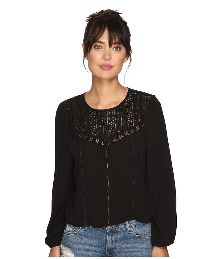 Amuse Society - Sunset Rose Woven Top