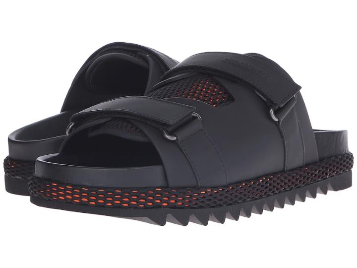 Dsquared2 - Shark Soon Leather And Rubber Sandal
