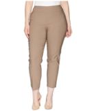Lisette L Montreal - Plus Size Solid Magical Lycra Ankle Pants Curvy Collection