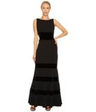 Vince Camuto - Sleeveless Bateau Neck Mermaid Gown