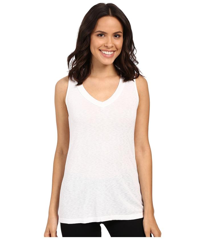 Michael Stars - Slub Vee Neck Tank Top