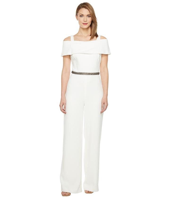 Badgley Mischka - Off The Shoulder Jumpsuit