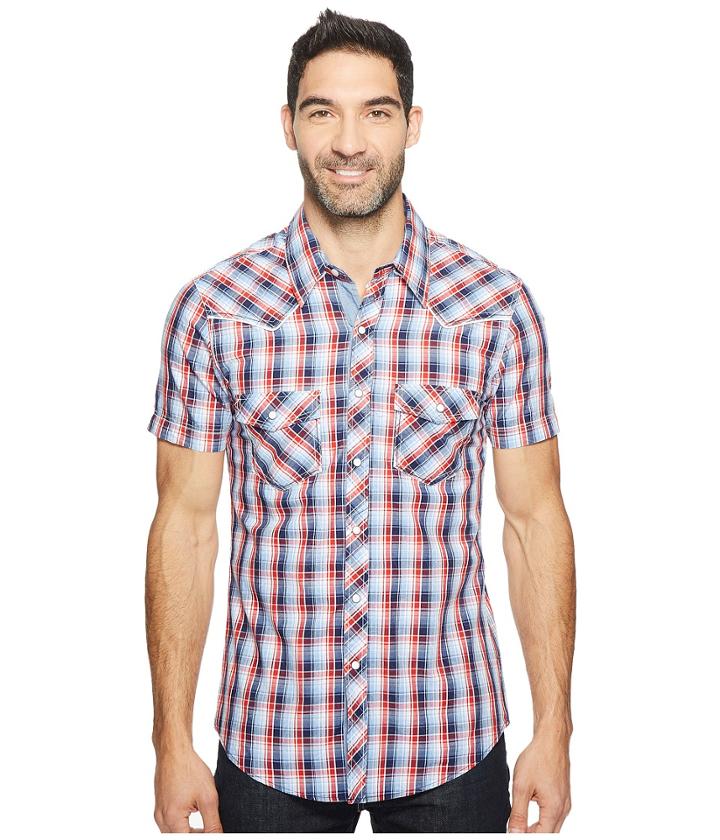 Rock And Roll Cowboy - Short Sleeve Snap B1s2062