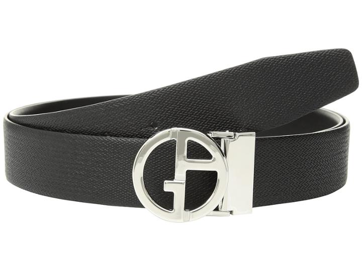 Giorgio Armani - Chevron/smooth Reversible Belt