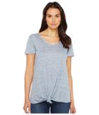 Blank Nyc - Tee Shirt With Knot Detail In Believe It Or Not