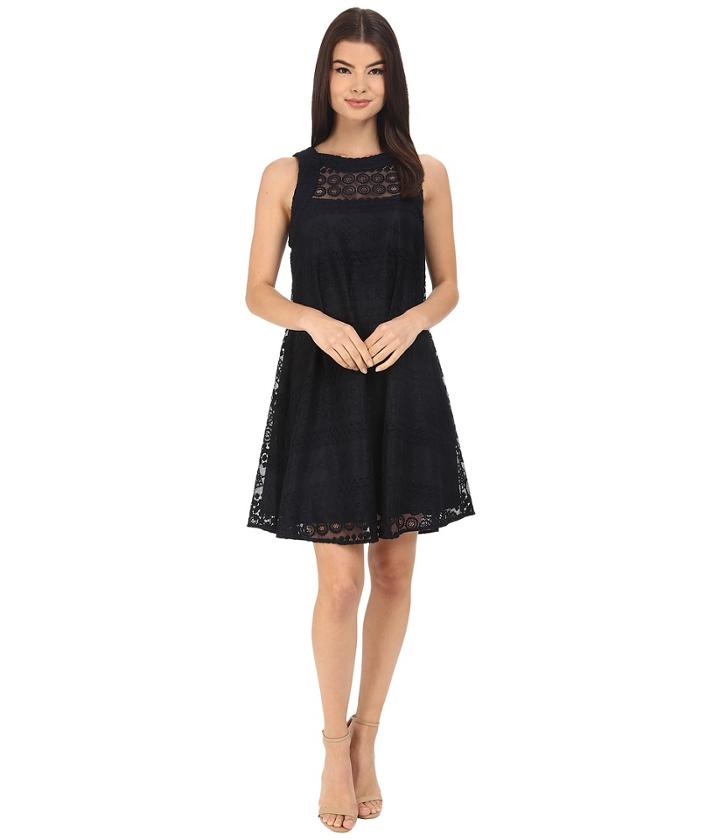 Donna Morgan - Sleeveless Novelty Woven Trapeze Dress