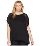 B Collection By Bobeau - Plus Size Isla Mixed Tee