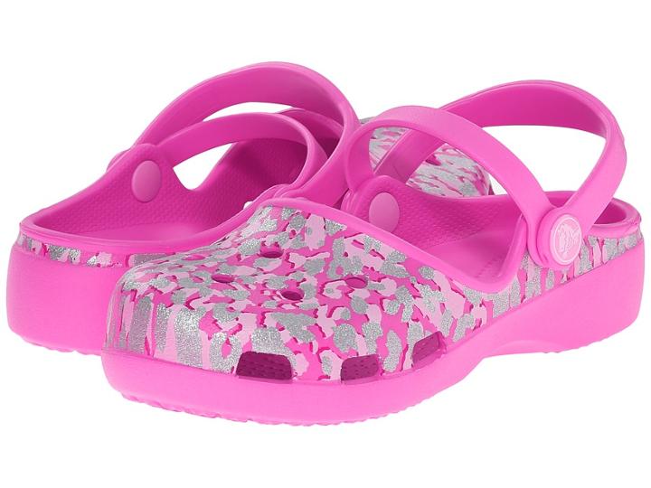 Crocs Kids - Karin Sparkle Leopard Clog