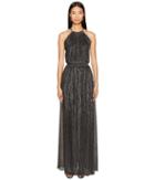 Just Cavalli - Halter Sheer Long Dress