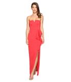 Adrianna Papell - Strapless Jersey Gown W/ Ruffle Cascade