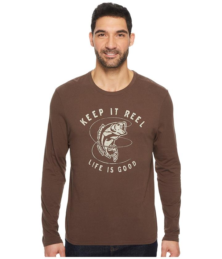 Life Is Good - Keep It Reel Bass Long Sleeve Smooth Tee