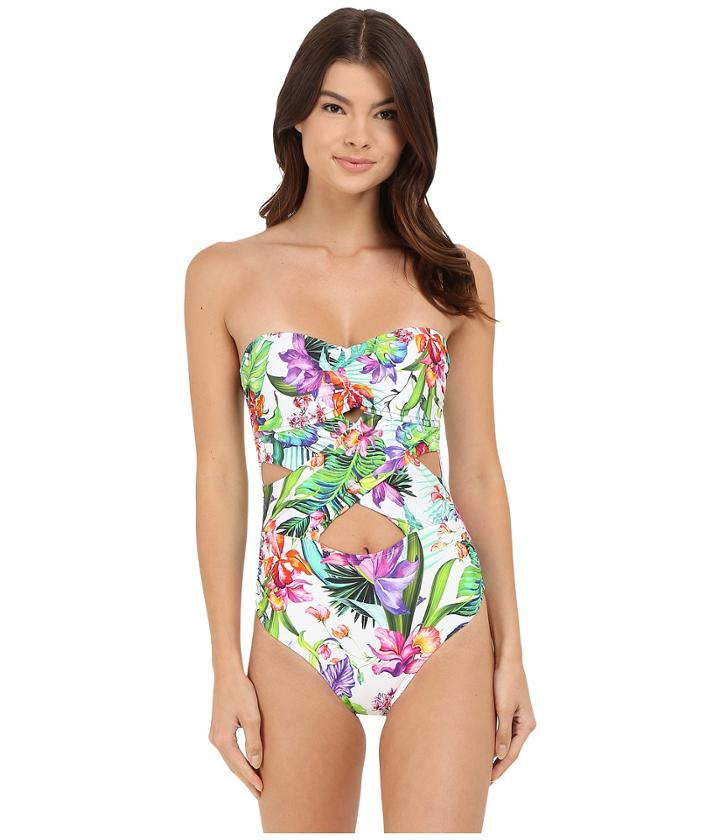 La Blanca - Calypso Island Cut-out Bandeau One-piece
