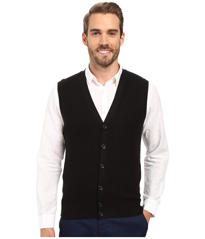 Perry Ellis - Solid Sweater Vest