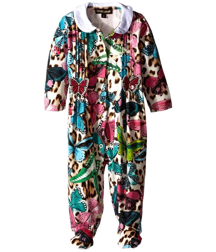 Roberto Cavalli - Butterfly Printed Footie