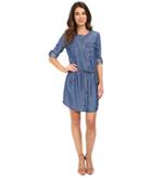 Kut From The Kloth - Aubrey Roll Tab Chambray Dress