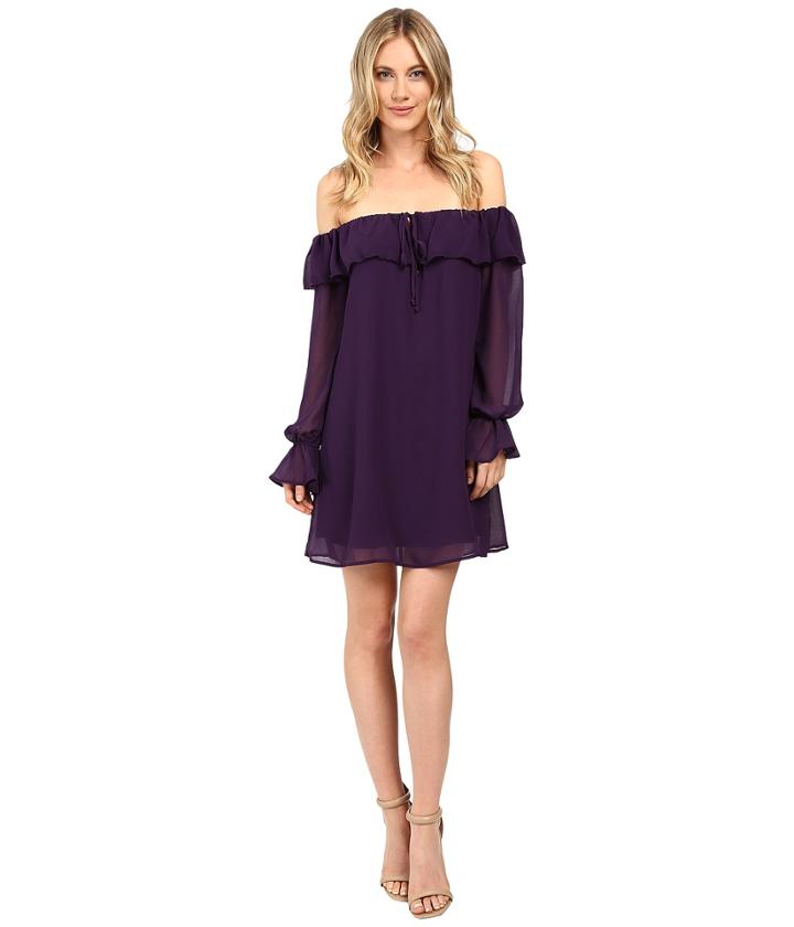 Brigitte Bailey - Nel Off The Shoulder Dress With Keyhole