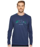 Life Is Good - Mountain Bike Vista Long Sleeve Crusher Tee