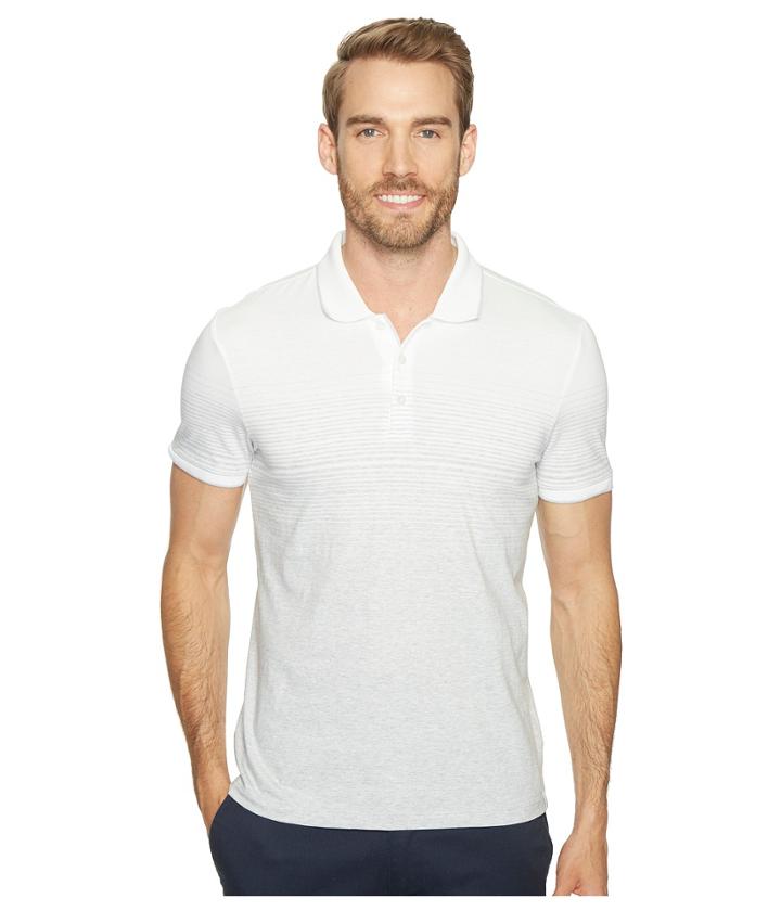 Calvin Klein - Liquid Jersey Two-tone Ombre Polo